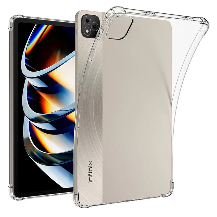 For Infinix Xpad Case Four Corner Shockproof Clear Tablet TPU Cover - 1