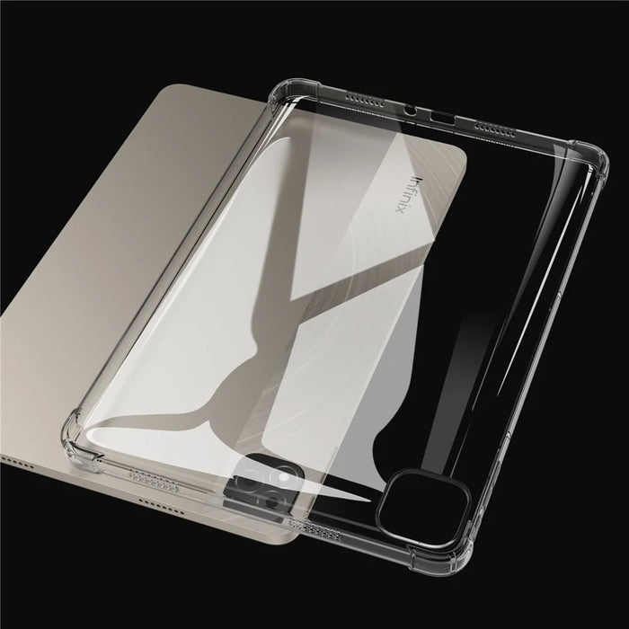 For Infinix Xpad Case Four Corner Shockproof Clear Tablet TPU Cover - 3