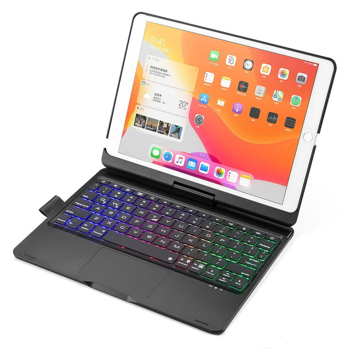 Trackpad Backlight Keyboard for iPad 10.2 (2021) / (2020) / (2019) / iPad Air 10.5 inch (2019) / Pro 10.5-inch (2017) Tablet Case - Black - 6