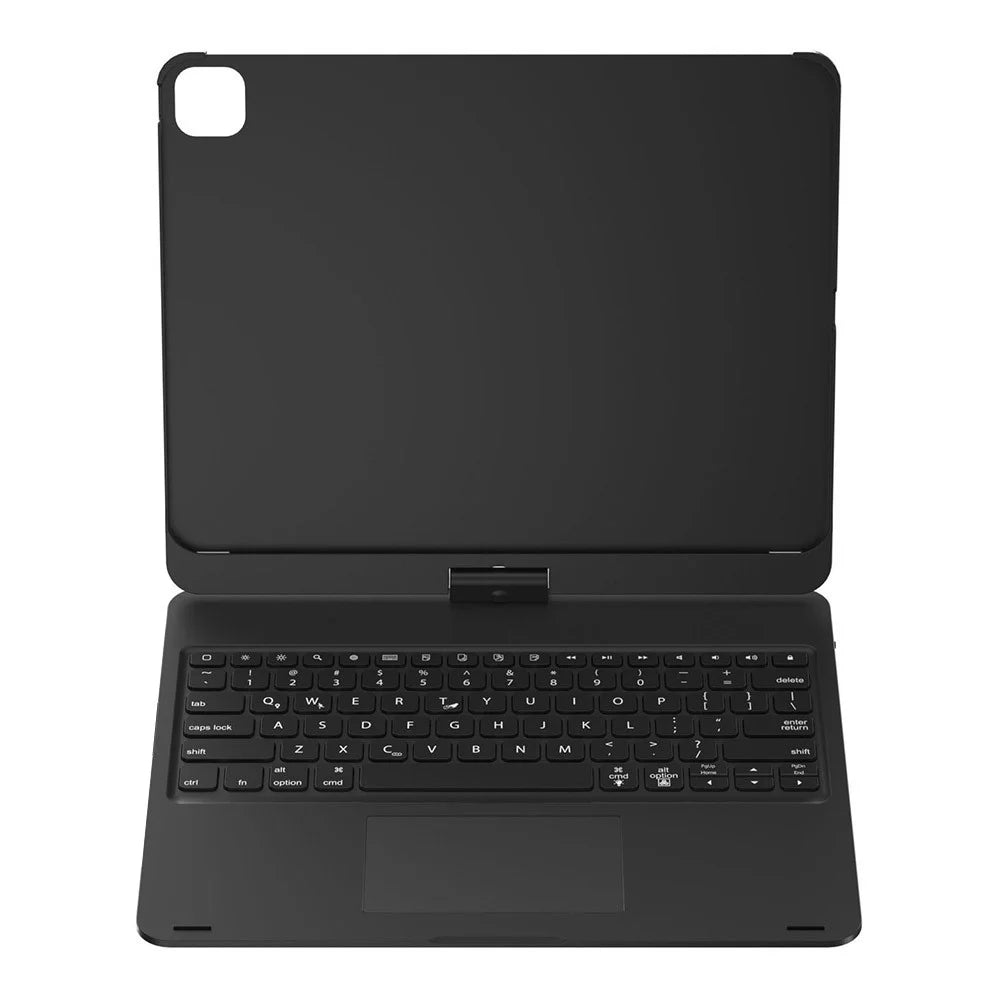 For iPad Pro 13 (2025) / (2024) Trackpad Backlight Keyboard with Tablet Case - Black - 3