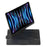 For iPad (2025) / 10.9 (2022) Trackpad Backlight Keyboard with Tablet Case - Black - 1