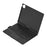 For iPad (2025) / 10.9 (2022) Trackpad Backlight Keyboard with Tablet Case - Black - 2