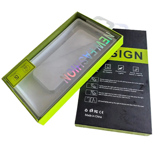 Universal Phone Case Paper Packaging Box PET Transparent Lid Display Box, Size: 19 x 11 x 2.1cm - 1