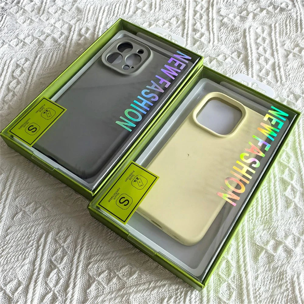Universal Phone Case Paper Packaging Box PET Transparent Lid Display Box, Size: 19 x 11 x 2.1cm - 3