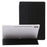 For Samsung Galaxy Tab S10+ Case Tri-Fold Stand Leather+TPU+Acrylic Clear Back Tablet Cover - Black - 1