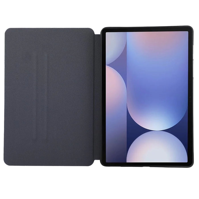 For Samsung Galaxy Tab S10+ Shockproof Case PU Leather Tablet Cover with Stand - Blue - 2