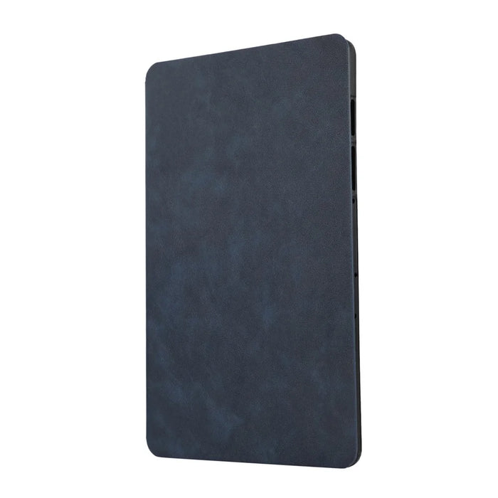 For Samsung Galaxy Tab S10+ Shockproof Case PU Leather Tablet Cover with Stand - Blue - 5