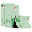 For Samsung Galaxy Tab A8 10.5 (2021) / (2022) Anti-Scratch Case with Auto Wake / Sleep Cartoon Pattern Printed PU Leather Cover Stand Tablet Case - Walking Dinosaur - 1