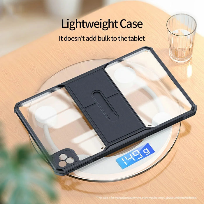 XUNDD For Infinix Xpad Case Leather Kickstand TPU + PC Airbag Protection Tablet Cover - 4
