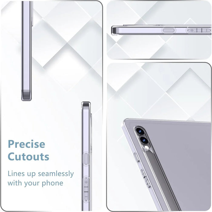 For Samsung Galaxy Tab S10 Ultra Super Clear Case Drop Protection Shell TPU Tablet Cover - 6