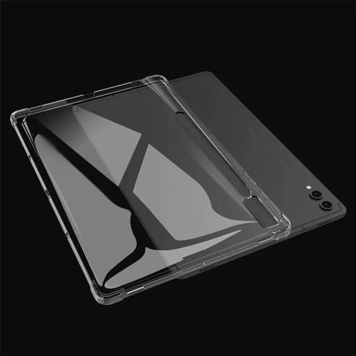 For Samsung Galaxy Tab S10 Ultra Case Four Corner Shockproof Clear Tablet TPU Cover - 5