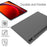 For Samsung Galaxy Tab S10 Ultra Case Four Corner Shockproof Clear Tablet TPU Cover - 6