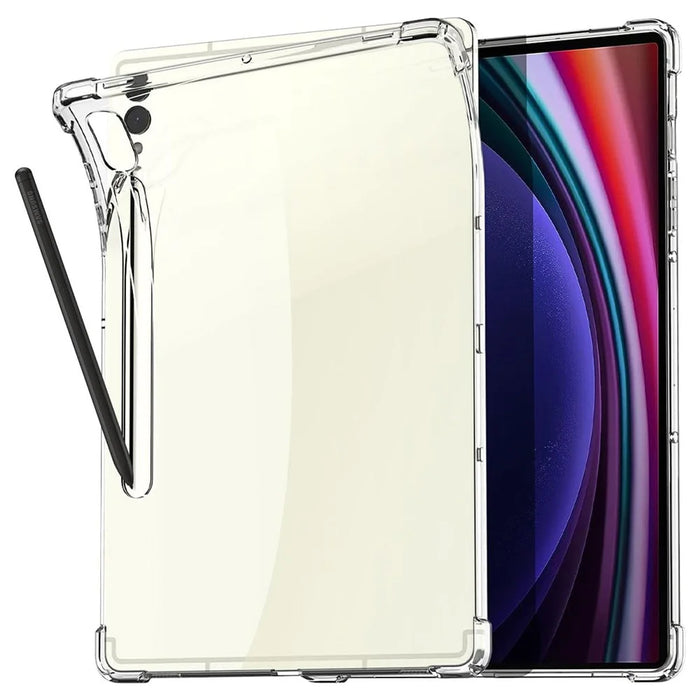 For Samsung Galaxy Tab S10+ Case Four Corner Shockproof Clear Tablet TPU Cover - 1
