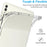 For Samsung Galaxy Tab S10+ Case Four Corner Shockproof Clear Tablet TPU Cover - 3