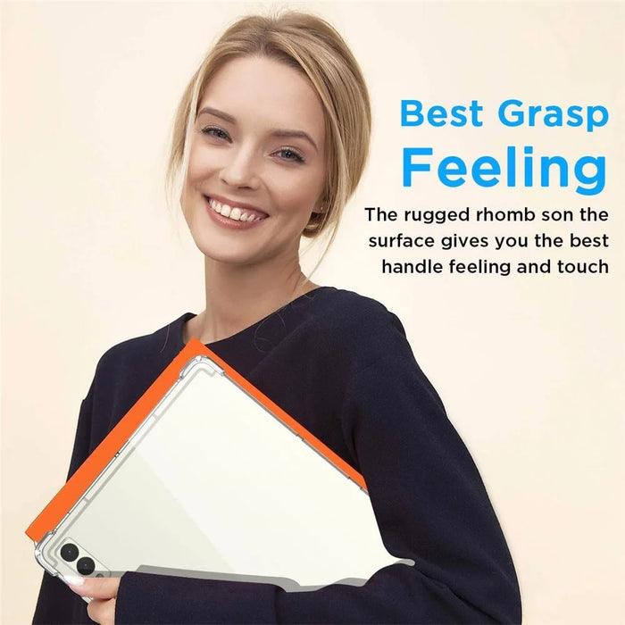 For Samsung Galaxy Tab S10+ Case Four Corner Shockproof Clear Tablet TPU Cover - 6