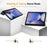 ENKAY HAT PRINCE For Samsung Galaxy Tab S9+ / Galaxy Tab S9 FE+ / Galaxy Tab S10+  Tri-Fold Stand Tablet Case PU Leather+TPU Smart Cover with Pencil Holder - Black - 3