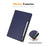 ENKAY HAT PRINCE For Samsung Galaxy Tab S9+ / Galaxy Tab S9 FE+ / Galaxy Tab S10+  Tri-Fold Stand Tablet Case PU Leather+TPU Smart Cover with Pencil Holder - Black - 5
