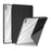 DUX DUCIS For Samsung Galaxy Tab S10 Ultra / Galaxy Tab S9 Ultra / Galaxy Tab S8 Ultra Case  Magi Series Detachable Origami Stand Leather+PC+TPU Clear Back Cover - Black - 1