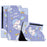 For Samsung Galaxy Tab S8/Tab S7 Shockproof Case with Auto Wake/Sleep Cartoon Pattern Printed PU Leather Cover Stand Tablet Case - Space Rabbit - 1