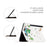For Samsung Galaxy Tab S8/Tab S7 Shockproof Case with Auto Wake/Sleep Cartoon Pattern Printed PU Leather Cover Stand Tablet Case - Space Rabbit - 2