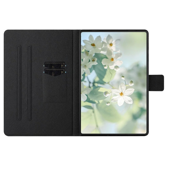 For iPad mini (2019) 7.9 inch  /  4  /  3  /  2  /  Mini Case Pattern Printed Stand Litchi Texture Leather Tablet Cover with Card Slots - Block - 3