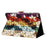 For iPad mini (2019) 7.9 inch  /  4  /  3  /  2  /  Mini Case Pattern Printed Stand Litchi Texture Leather Tablet Cover with Card Slots - Block - 4