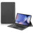 For Samsung Galaxy Tab S10 Ultra / S9 Ultra / S8 Ultra Leather Case + Touchpad Bluetooth-Compatible Keyboard (without Backlit) - 1