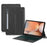 For Samsung Galaxy Tab S10+ / S9+ Leather Case + Bluetooth-Compatible Keyboard with Backlight Trackpad - 1