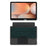 For Samsung Galaxy Tab S10+ / S9+ Leather Case + Bluetooth-Compatible Keyboard with Backlight Trackpad - 4