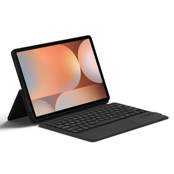 For Samsung Galaxy Tab S10+ / S9+ Backlit Magnetic Bluetooth-Compatible Keyboard Leather Stand Case, Arabic Version - 2