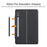 For Samsung Galaxy Tab S10+ / S9+ Backlit Magnetic Bluetooth-Compatible Keyboard Leather Stand Case, Arabic Version - 5