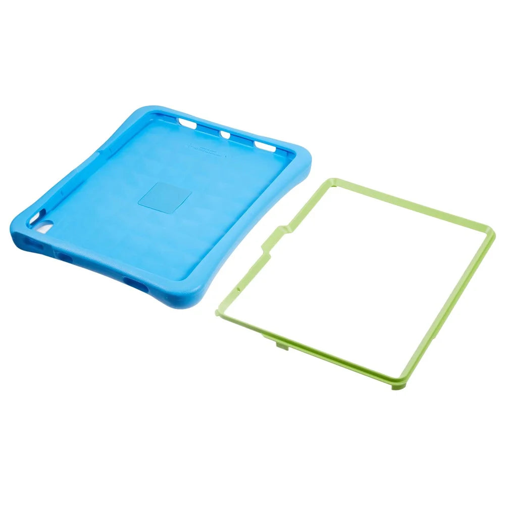PEPKOO For iPad Air 13 (2026) / (2025) / (2024) Shockproof Tablet Case 360-Degree Rotatable PC Kickstand EVA Protective Cover - Blue / Green - 4