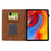 For Amazon Kindle 11th (2024) / 6'' (2022) Case Flower Bird Imprinted Card Holder Leather Tablet Cover - Brown - 2