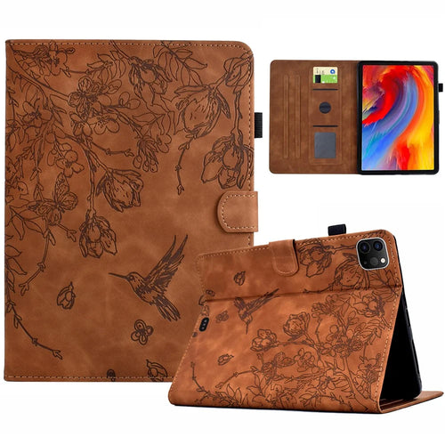 For iPad Air 11 (2026) / (2025) / (2024) / Air (2022) / (2020) / iPad Pro 11 (2022) / (2021) / (2020) / (2018) Case Card Holder Leather Tablet Cover - Brown - 1
