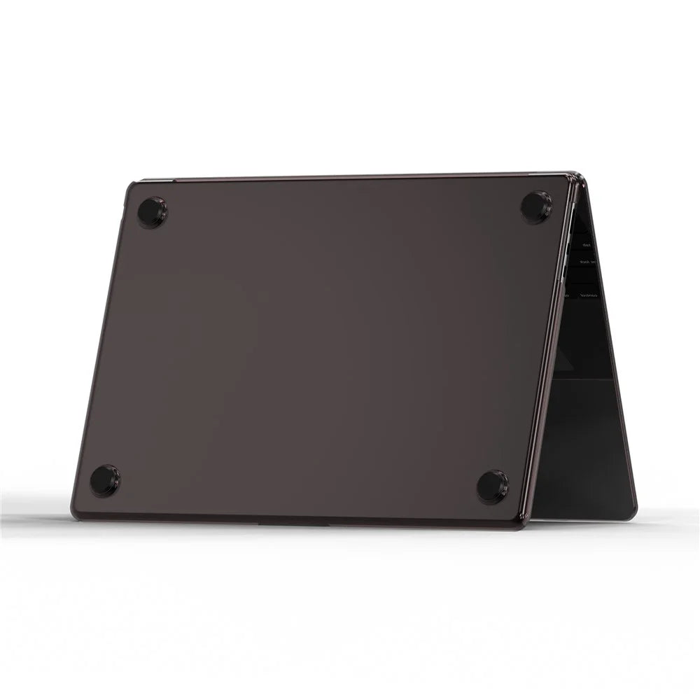 Hard PC Case For MacBook Pro 13 inch (2020) A2338 A2251 A2289  /  (2019) A2159  /  (2018) A1989  /  (2016) A1708 A1706 Laptop Cover - Transparent Black - 5