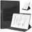 For Remarkable Paper Pro Case Front Support 360 Degree Rotating Stand PC+PU Leather E-Reader Cover - Black - 1
