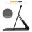 For Remarkable Paper Pro Case Front Support 360 Degree Rotating Stand PC+PU Leather E-Reader Cover - Black - 4
