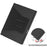 For Remarkable Paper Pro Case Front Support 360 Degree Rotating Stand PC+PU Leather E-Reader Cover - Black - 7