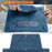 For MacBook Air 13 inch (2020) / (2018) A2337 M1 A2179 A1932 Laptop Case Anti-Slip PC+Cloth Flip Cover - Navy Blue - 4