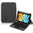 For iPad mini (2024) Leather Case + Touchpad Bluetooth-compatible Keyboard with Backlit - 1