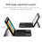 For iPad mini (2024) Leather Case + Touchpad Bluetooth-compatible Keyboard with Backlit - 7