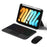 For iPad mini (2024) Leather Case + Bluetooth-compatible Keyboard with Backlight Trackpad - 2