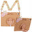 For iPad (2025) / 10.9 (2022) Silicone Case Kickstand Cute Bear Tablet Cover with Shoulder Strap - Brown - 1