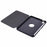For iPad mini (2024) / mini (2021) Case Stand Leather Tablet Cover - Black - 3