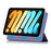 For iPad mini (2024) Case Magnetic Attachment PU Leather Tri-Fold Stand Shockproof Cover - Purple - 3