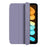 For iPad mini (2024) Case Magnetic Attachment PU Leather Tri-Fold Stand Shockproof Cover - Purple - 4