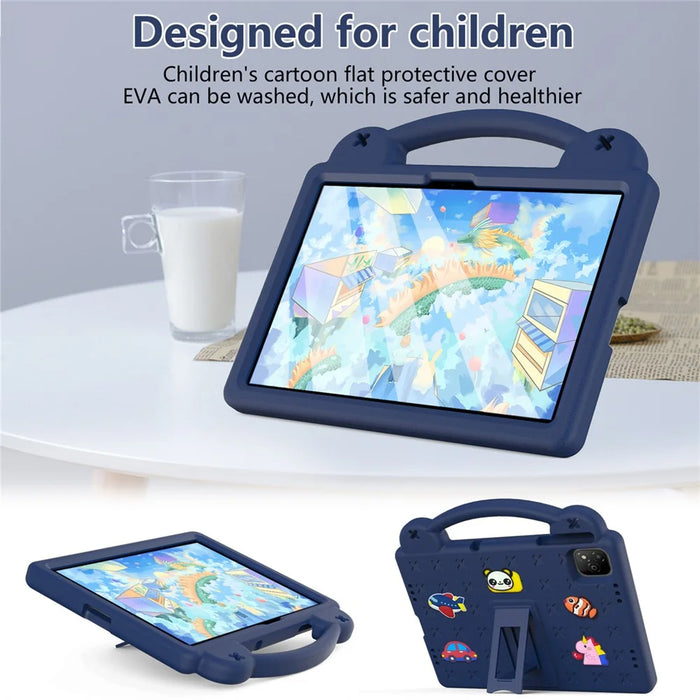 For Infinix Xpad Case Kids EVA Tablet Cover - Navy Blue - 2