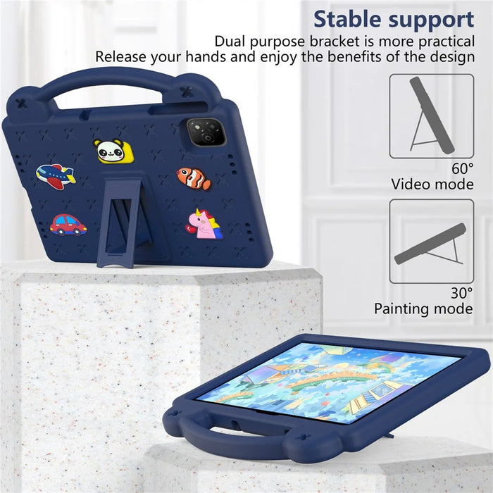 For Infinix Xpad Case Kids EVA Tablet Cover - Navy Blue - 3