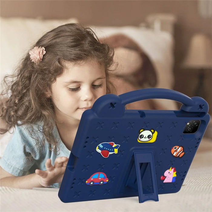 For Infinix Xpad Case Kids EVA Tablet Cover - Navy Blue - 7