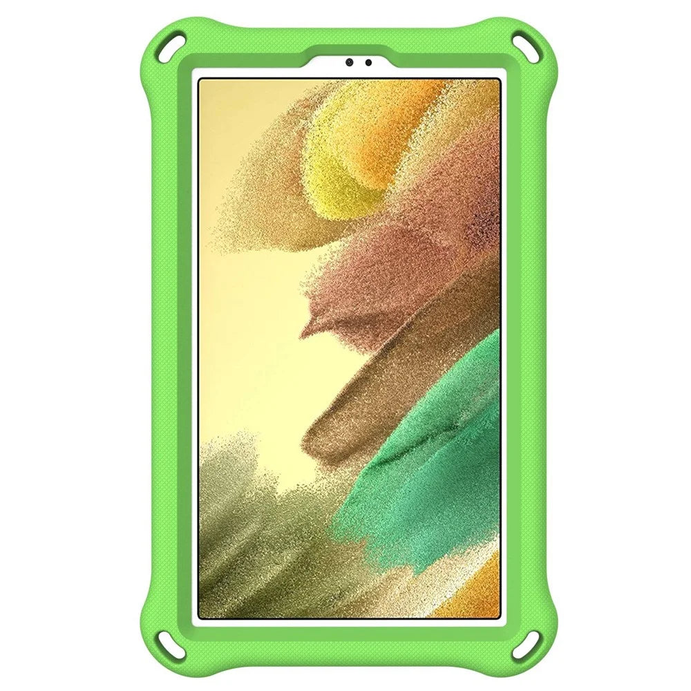 For Samsung Galaxy Tab A7 Lite 8.7-inch (2021) SM-T220/SM-T225 EVA Protective Case with Shoulder Strap Anti-Scratch Cover Shockproof Portable Tablet Case - Green - 3